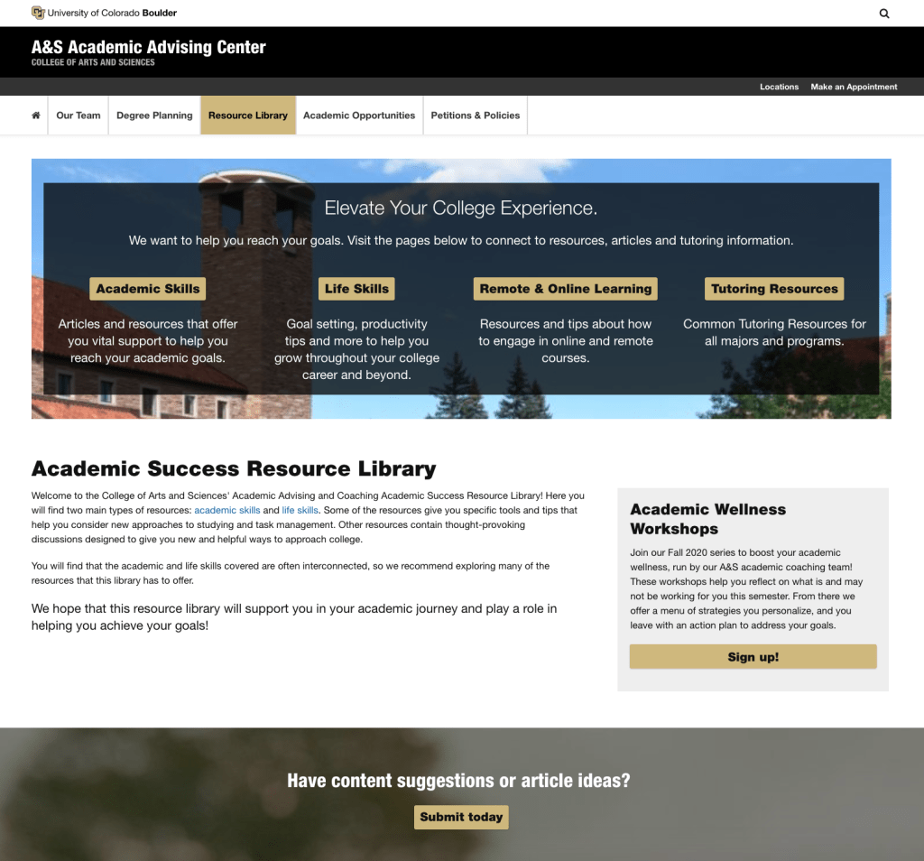 Snapshot of the Resource Library website. Caption includes link to accessible file.